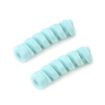 Silicone Data Cable Protective Cover - 4pcs Spiral Style Anti-Break (Blue) - 2