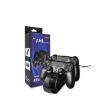 PS4 Wireless Controller USB Dual Charger Dock with LED Indicator (Black) - 2