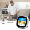 Digital Display Kitchen Food Thermometer - Black & Silver Frame BBQ Tool - 3