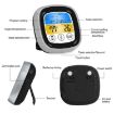 Digital Display Kitchen Food Thermometer - Black & Silver Frame BBQ Tool - 4