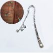 Glowing Luminous Sun Moon Star Metal Bookmark - Ancient Silver Stars - 1