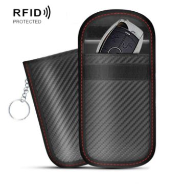 Antimagnetic RFID Car Key & Phone Shielding Bag - Radiation Protection - 1