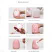 Cute Penguin Aroma Humidifier 220ml USB Air Diffuser - Blue - 6