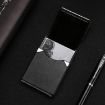 Red PU Cigarette Pack Business Card Holder - Thin Case for Men & Women - 3