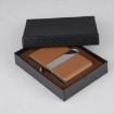 Red PU Cigarette Pack Business Card Holder - Thin Case for Men & Women - 4
