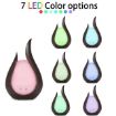 200ml Ultrasound Humidifier Aroma Diffuser LED Light UK Plug Marble - 2