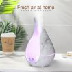 200ml Ultrasound Humidifier Aroma Diffuser LED Light UK Plug Marble - 6