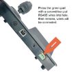 JSK-8003C PTZ Camera Keyboard with 4 Axis Rocker Ball (EU Plug) - 6