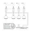 JSK-8003C PTZ Camera Keyboard with 4 Axis Rocker Ball (UK Plug) - 8