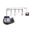 8003H Analog Coaxial Dome Control Keyboard RS485 PTZ, 4 Axis, US Plug - 9