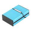 Blue Aluminum Cigar Cigarette Case Tobacco Holder Pocket Box Storage - 3