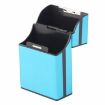 Blue Aluminum Cigar Cigarette Case Tobacco Holder Pocket Box Storage - 4
