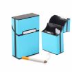 Blue Aluminum Cigar Cigarette Case Tobacco Holder Pocket Box Storage - 7
