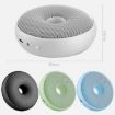 Green Portable Donut Electric Air Purifier for Home & Car - Anion Ozone Deodorizer - 3