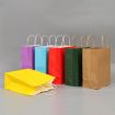 Elegant Light Green Kraft Paper Bags 10 PCS - 12x15x6cm for Events - 5