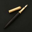 Luxury Black Wood Fountain Pen - School Office Writing Ink Stationery Gift - 1