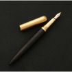 Luxury Black Wood Fountain Pen - School Office Writing Ink Stationery Gift - 2