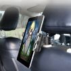 Adjustable Car Tablet Stand Holder for 4-11 Inch Tablets - Red - 2