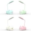 LED Eye Protection Reading Lamp - Cartoon Cat Design, USB Rechargeable, White - 3