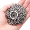 Stainless Steel Cast Iron Cleaner Pot Brush, 44" Kitchen Scrubber Tool - 4