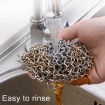Stainless Steel Cast Iron Cleaner Pot Brush, 66 Inch Kitchen Tool - 9