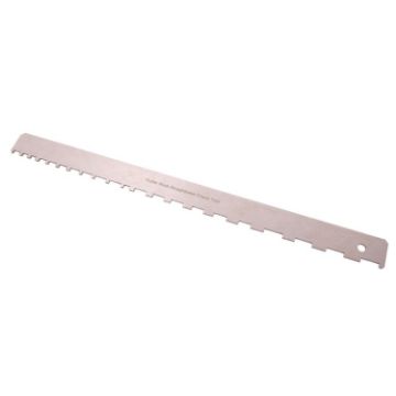 GNR2 Stainless Steel Bass Guitar Neck Ruler, Single Teeth Style - 1