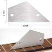 GNR2 Stainless Steel Bass Guitar Neck Ruler - Single Teeth & Leveling - 3