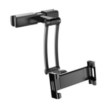 Universal 360 Rotation Car Mount Holder Bracket for Back Seat - Black - 1
