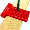 T100 Woodworking T-Shaped Hole Marking Ruler - Precision Tool - 5