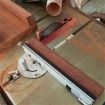 Single Tenon Woodworking Pusher Slide Ruler Table Saw Measuring Tool - 5
