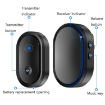 CACAZI A99 Smart Remote Doorbell & Elderly Pager, US Plug, Black - 5