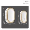 CACAZI A99 Smart Remote Doorbell & Elderly Pager, UK Plug - Golden - 6