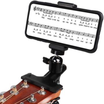 Live Video Thumbnail Phone Stand, Style: Guitar - GS07 Guitar Stand - 1