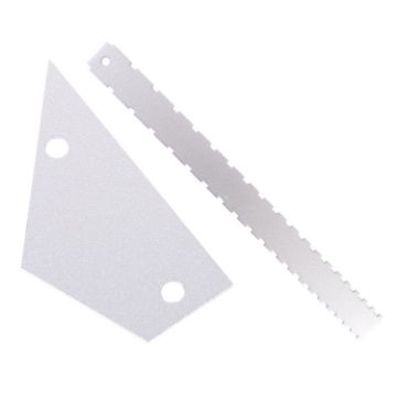 GNR1 Silver Aluminium Bass Guitar Neck & Leveling Ruler - 1