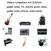 1m Guitar Cable 6.35mm TS Elbow Head Oxygen-Free Copper Core 2-Core - 9