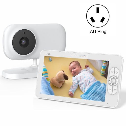 SM70 7" 720x1080P Wireless Baby Monitor Camera with Temp & 2-Way Audio - 1