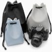 Baona Small Gray Camera Bag Lens Drawstring Pouch - 2