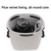 Medium Blue Baona Camera Bag Lens Drawstring Pouch - 6
