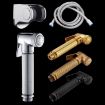 Black Antique Multifunctional Women Washers Pressure Nozzle Set - 2
