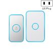 CACAZI A78 Wireless Doorbell, Long-Distance Remote, US Plug, Bright White - 1