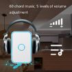 CACAZI A78 Wireless Doorbell, Long-Distance Remote, US Plug, Bright White - 5