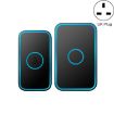 CACAZI A78 Wireless Doorbell, Long-Distance Remote, UK Plug, Black - 1