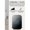 CACAZI A86 EU Plug Wireless Doorbell with Remote Control, White - 6