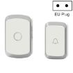 CACAZI A20 Wireless Doorbell EU Plug, Smart Home Digital Music Silver - 1