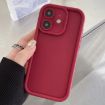 iPhone 11 Shockproof Wine Red TPU Case - Frosted Frame & Precise Hole - 1