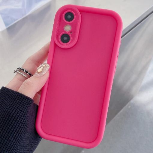 Shockproof Rose Red TPU Phone Case for iPhone X/XS - Precise Fit - 1