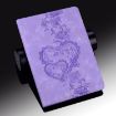 Samsung Galaxy Tab A7 10.4 2020 Love Hearts Leather Case - Purple - 7