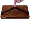 Samsung Galaxy Tab A8 10.5 2021 Love Hearts Leather Case Brown - 5