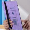 Samsung Galaxy Tab A8 10.5 2021 Love Hearts Leather Case - Purple - 6