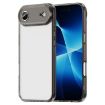 iPhone 17 Air PC Hybrid TPU Shockproof Case - Transparent Black - 1